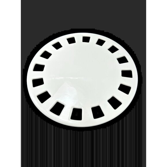 Ceramic Platter Southern Living White 12" Round Openwork Dress Me Up - Picture 1 of 7